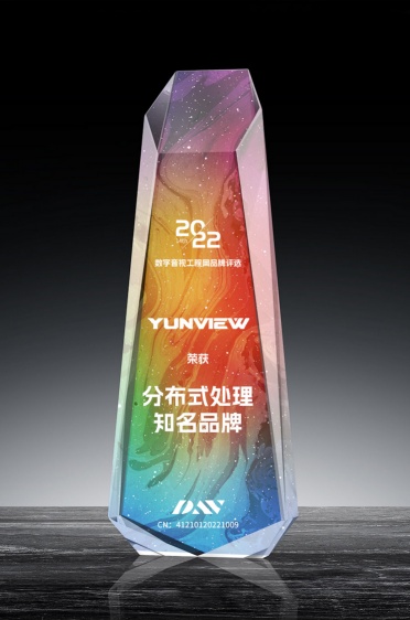喜讯！云辉视新获得DAV01“2022年度分布式处理知名品牌”大奖！